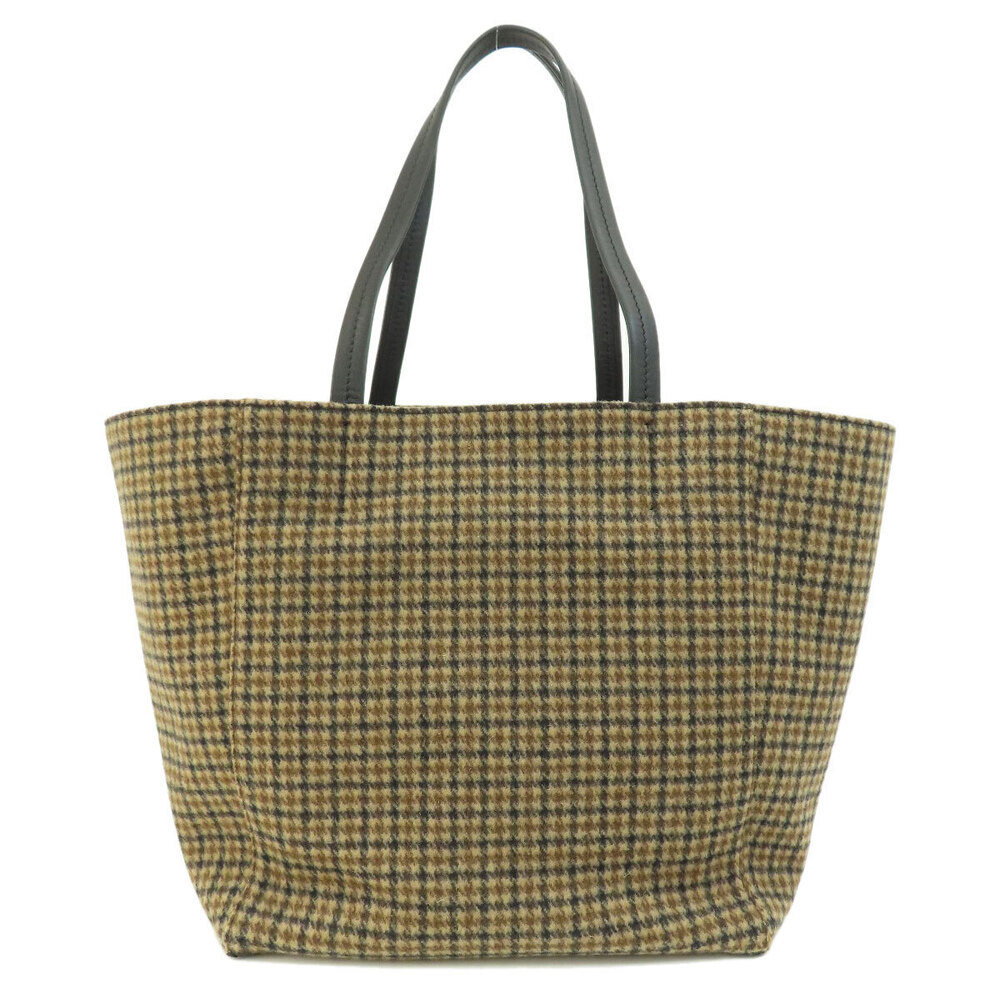 Celine Phantom Cabas Tote Tweed Bag Black